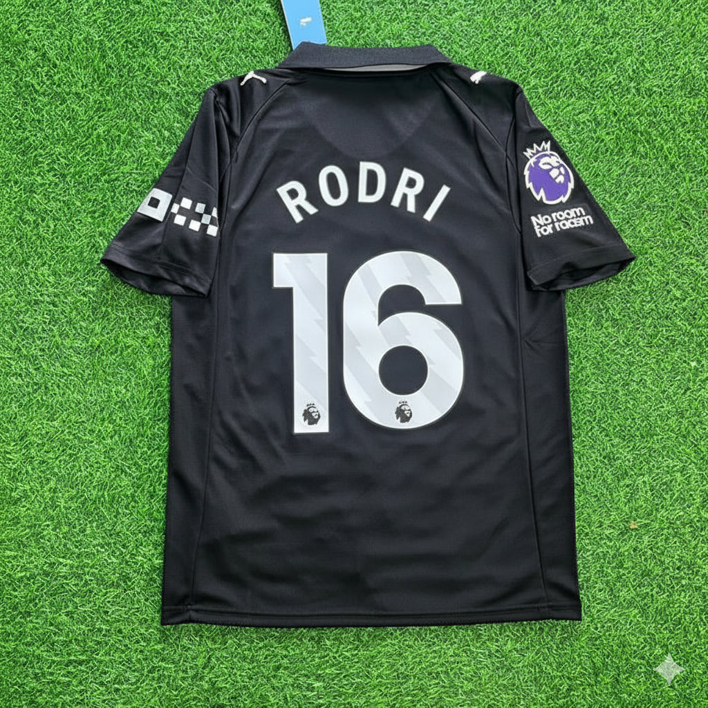 Rodri Manchester City Black New Season 2026 Jersey Maillot