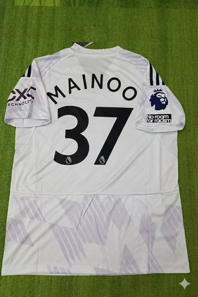 Kobbie Mainoo Manchester United New Season 2026 Jersey Trikot Maillot Soccer Shirt