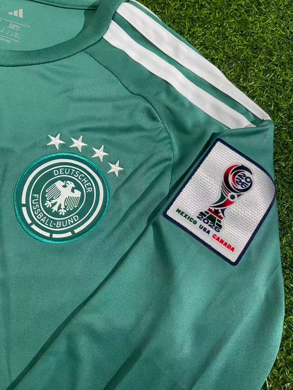Manuel Neuer Germany 2026 World Cup Goalkeeper Green Football Jersey