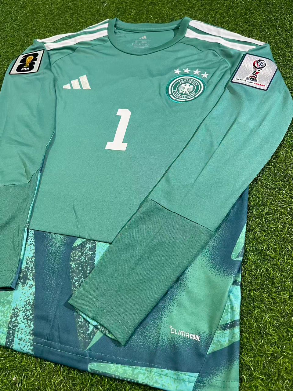 Manuel Neuer Germany 2026 World Cup Goalkeeper Long Sleeve Football Jersey