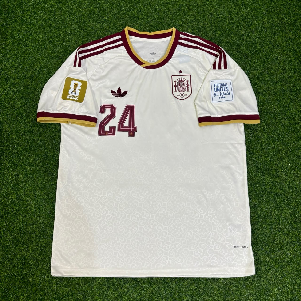 Marc Cucurella 24- Spain 2026 World Cup Away Football Jersey