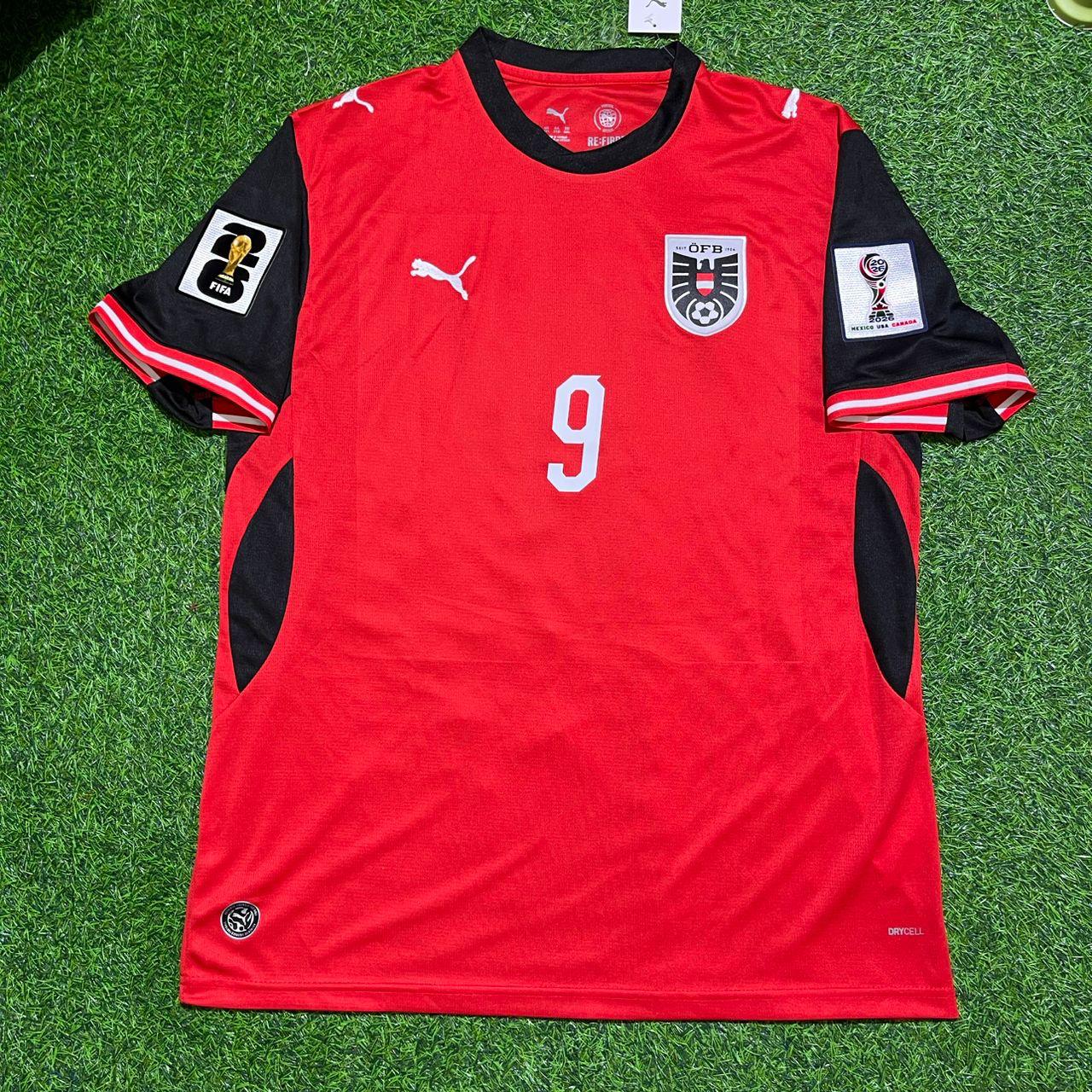 Marcel Sabitzer #9 Austria 2026 World Cup Kids New Season Football Jersey