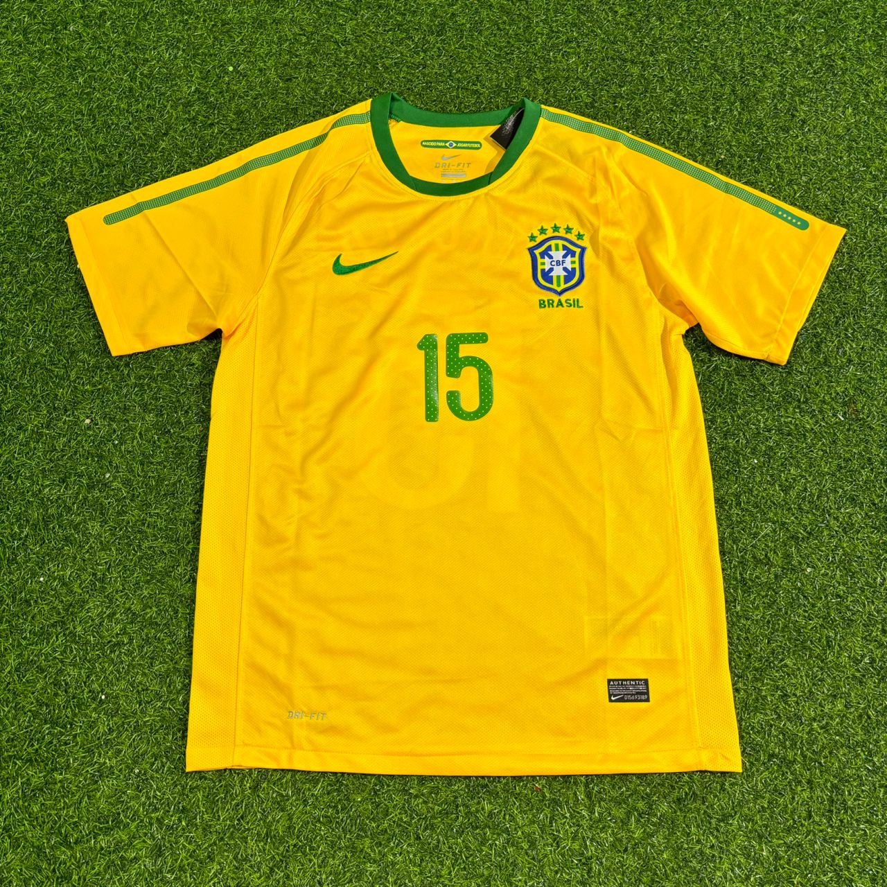 Marcelo Brazil 2010 World Cup Retro Yellow Jersey Trikot