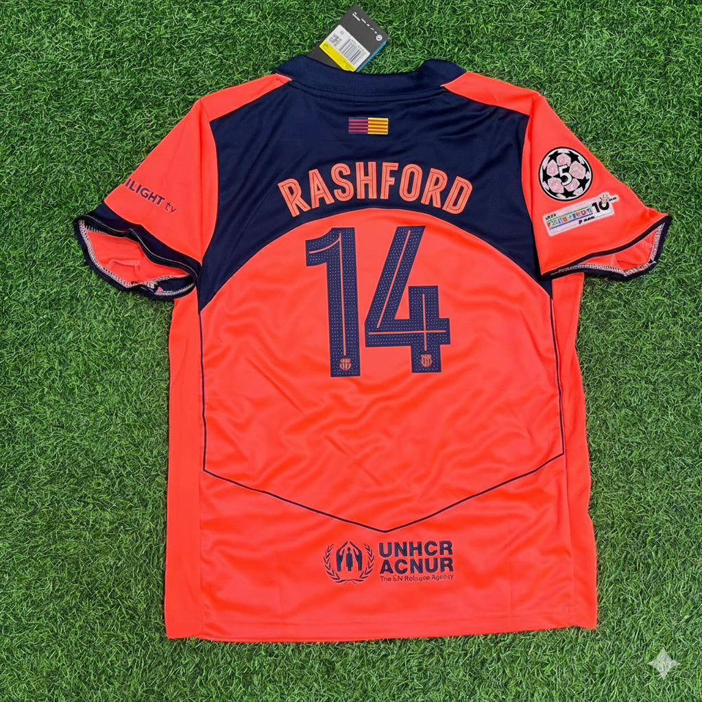 Marcus Rashford Barcelona 2025/2026 Season Kit Jersey Trikot Maillot
