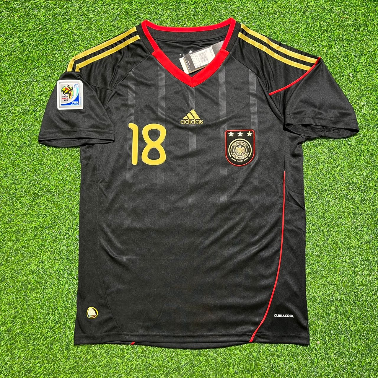 Mario Gomez Germany 2010 World Cup Black Football Jersey