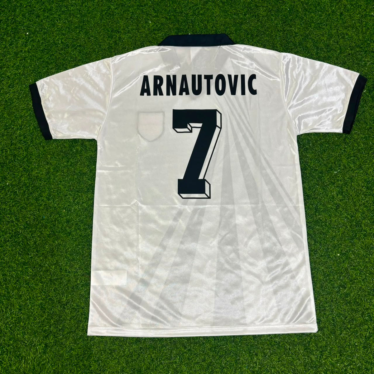 Marko Arnautovic Österreich Weiß Retro-Fußballtrikot