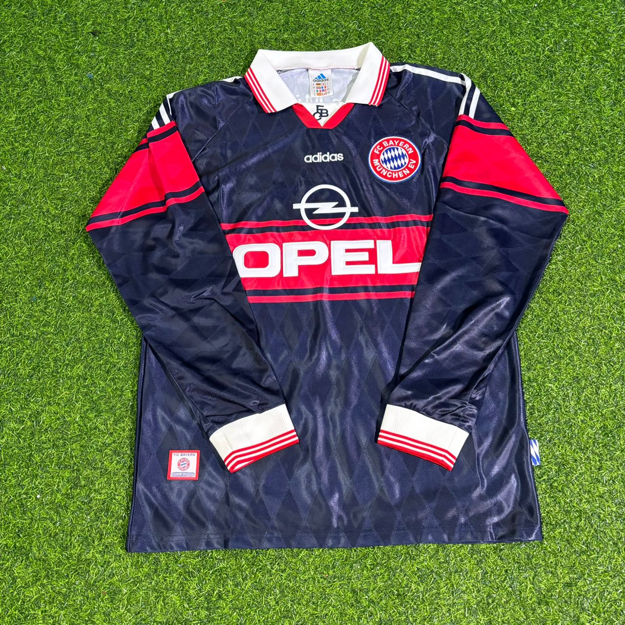 Markus Babbel FC Bayern München 1997/98 Saison Langarm Heim Retro Trikot