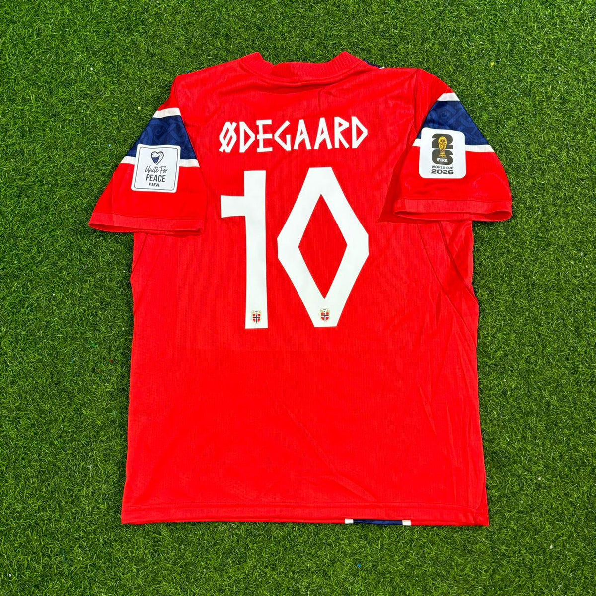 Martin Ødegaard Norway 2026 World Cup New Season Red Football Jersey Kit