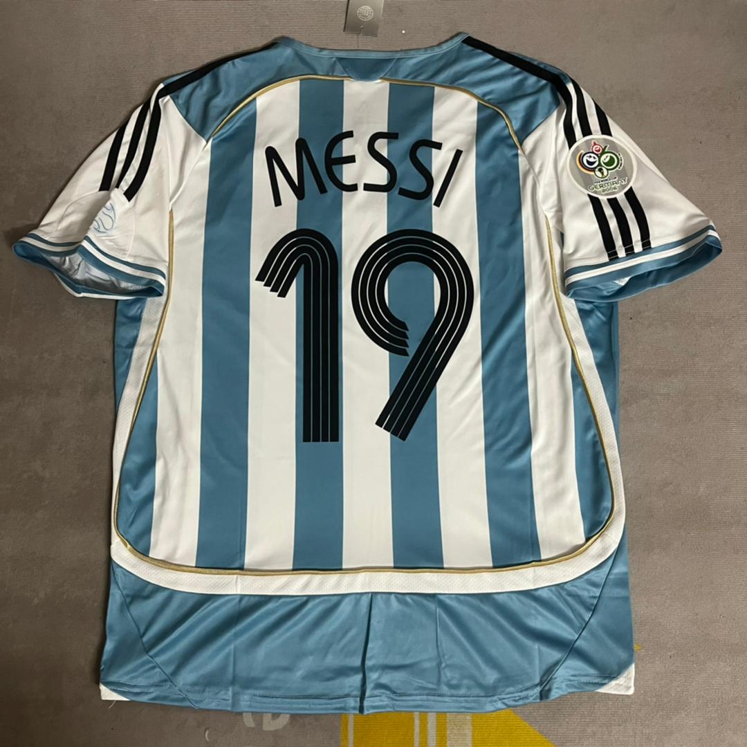 Lionel Messi Argentine Maillot rétro Maillot Trikot Maglia Maillot de football