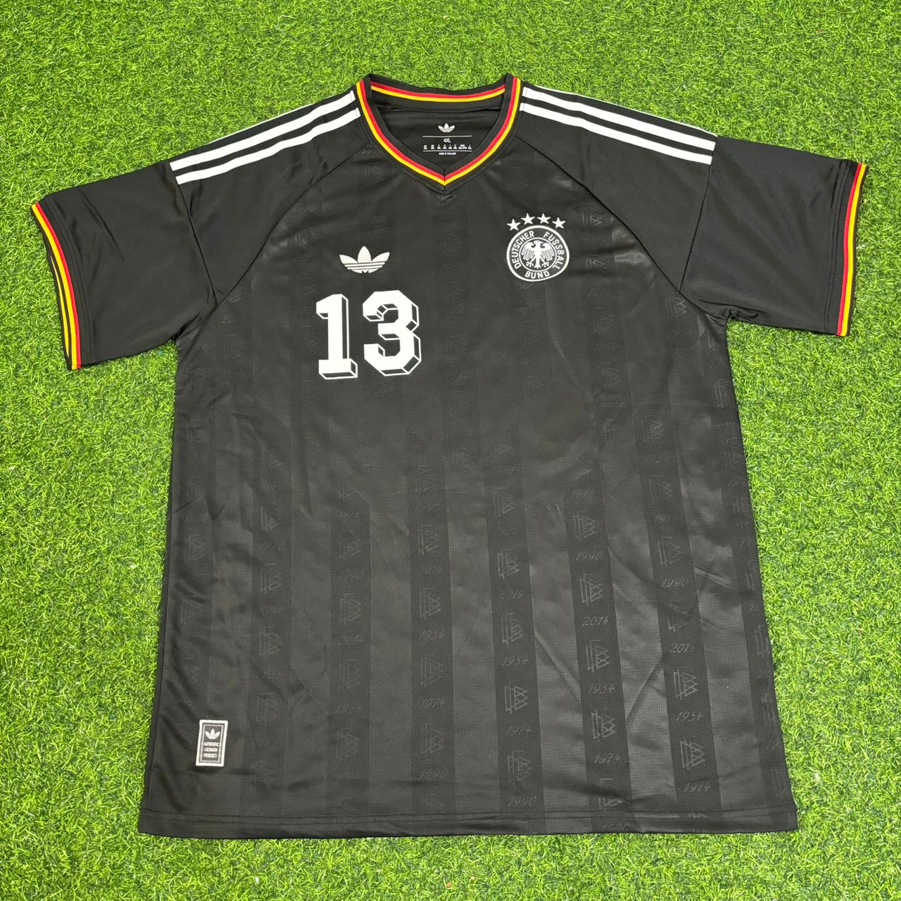 Michael Ballack 13# Germany Black Retro Vintage Football Jersey