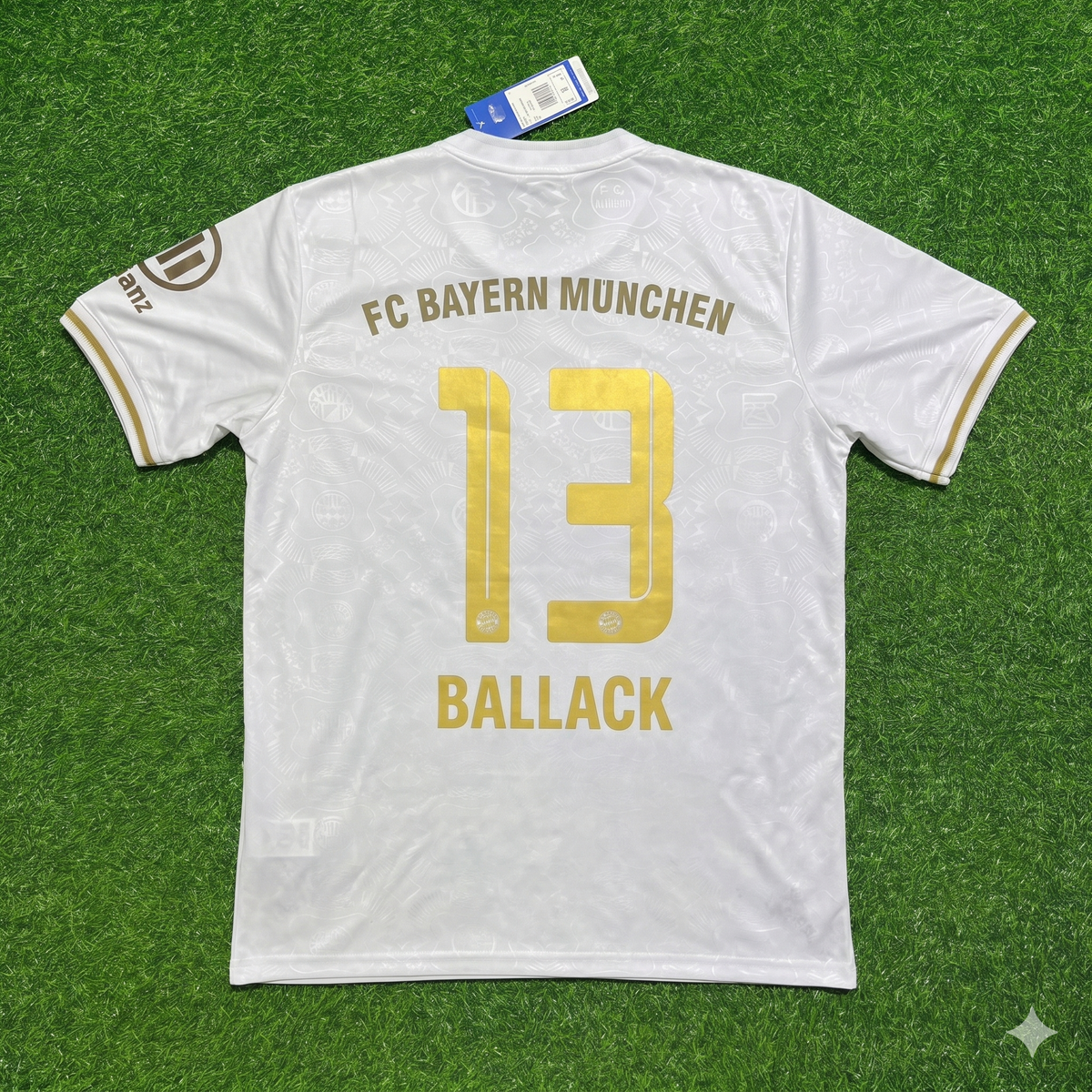 Michael Ballack #13 FC Bayern München 125 Years Anniversary Special-Edition White Jersey