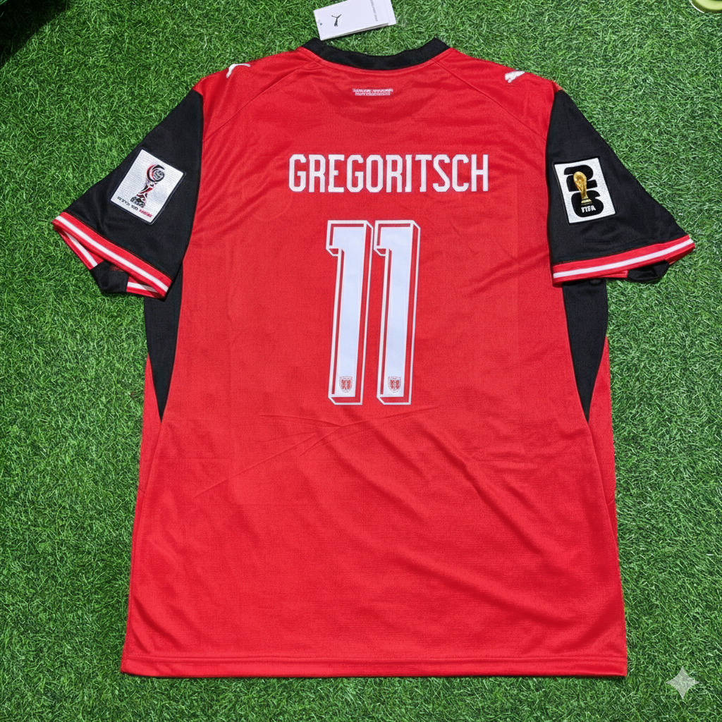 Michael Gregoritsch 11- Österreich WM 2026 Trikot Trikot Trikot Maillot