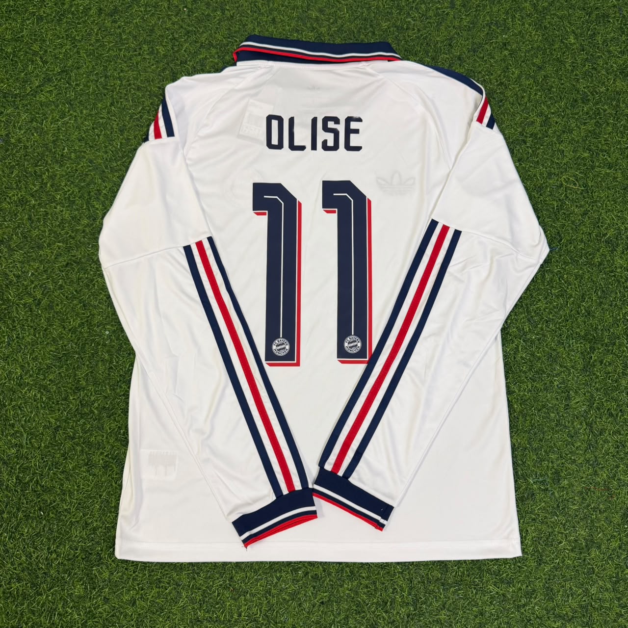 Michael Olise 17 Bayern Munchen 2027 Away Long Sleeve New season Trikot Soccer Shirt
