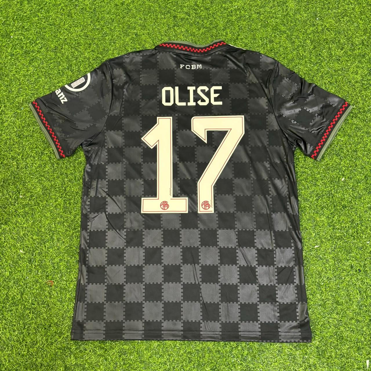 FCバイエルン OLISE 17 ブラックジャージ michael-olise-bayern-munich-