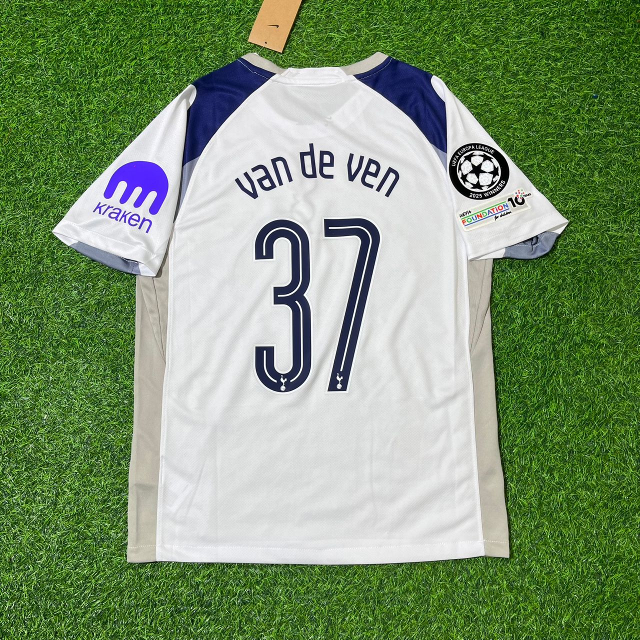 Micky van de Ven Tottenham Home White New Season 2026 Football Jersey