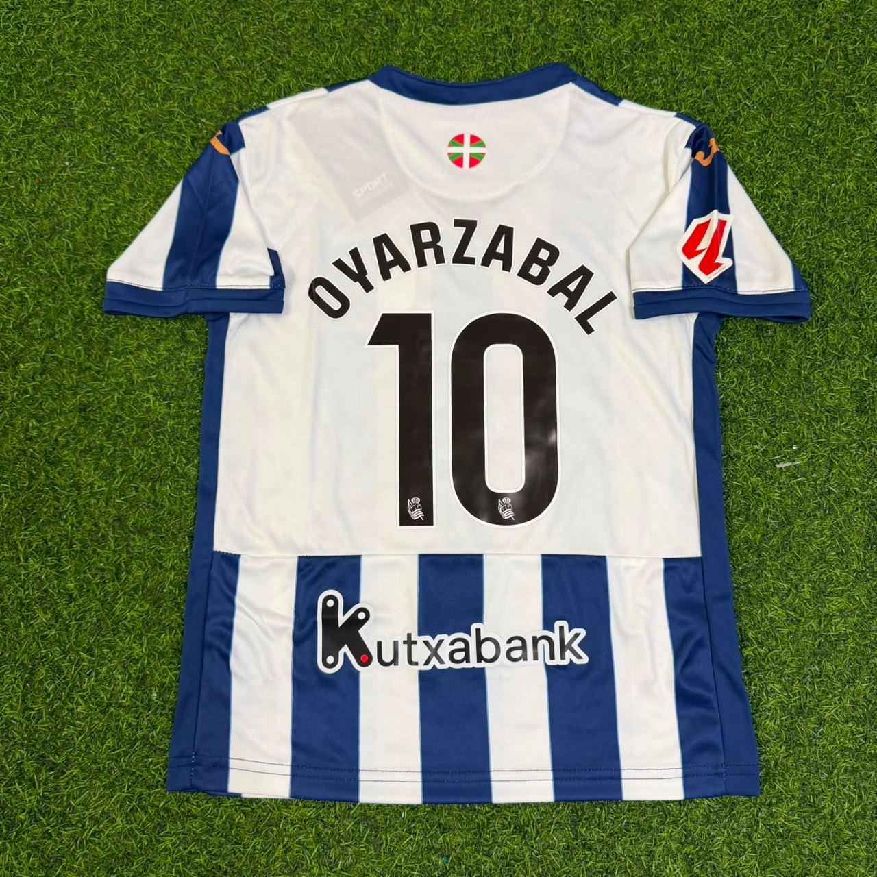 Mikel Oyarzabal Real Sociedad 2027 New Season Home Kids Jersey Trikot Maillot Soccer Shirt