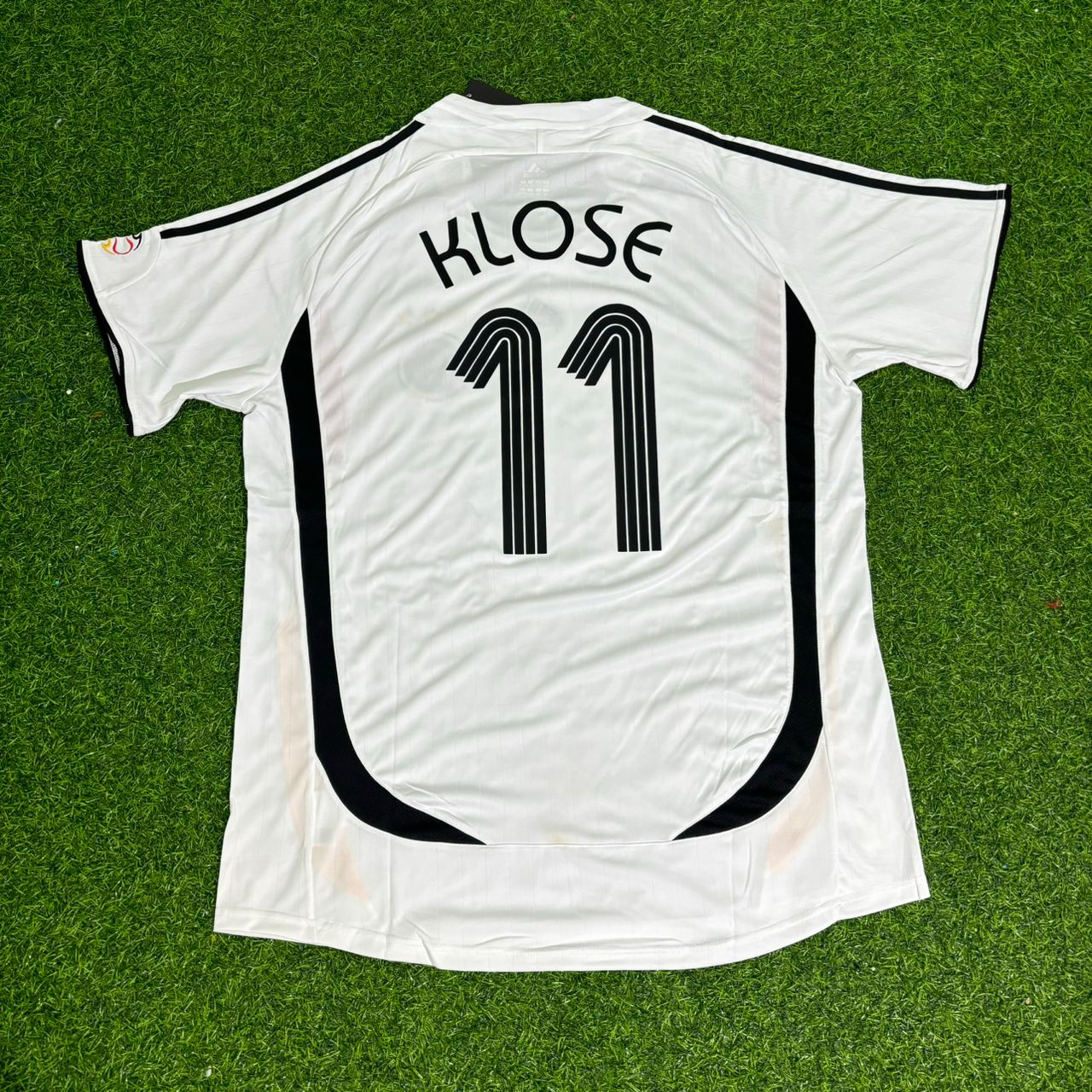 Miroslav Klose Deutschland WM 2006 Weißes Retro-Fußballtrikot Trikot Maillot Soccer Shirt