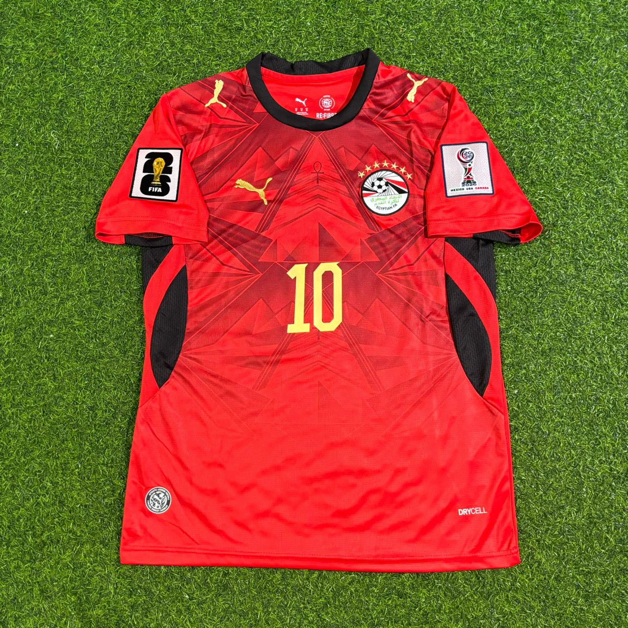 Mohamed Salah Egypt 2026 World Cup Home Football Jersey