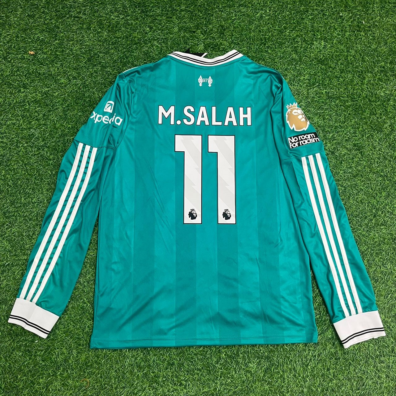 Mohamed Salah Liverpool 2025 New Season Away Long Sleeve Football Jersey Kit