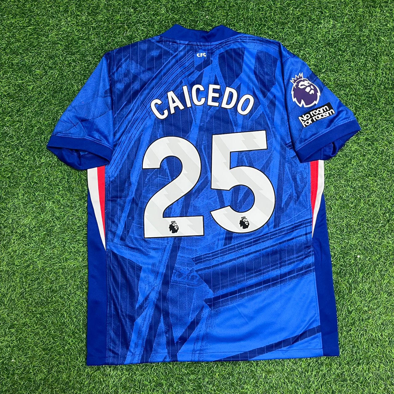 Moisés Caicedo Chelsea 2025/2026 Home Blue New Season Football Jersey Kit