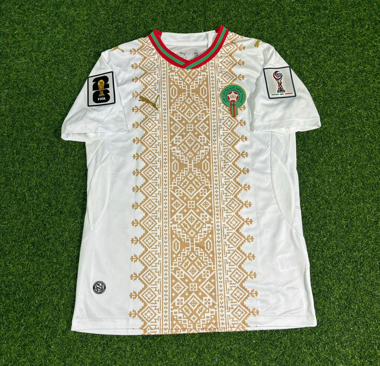 Noussair Mazraoui Morocco 2026 World Cup Away Football Jersey