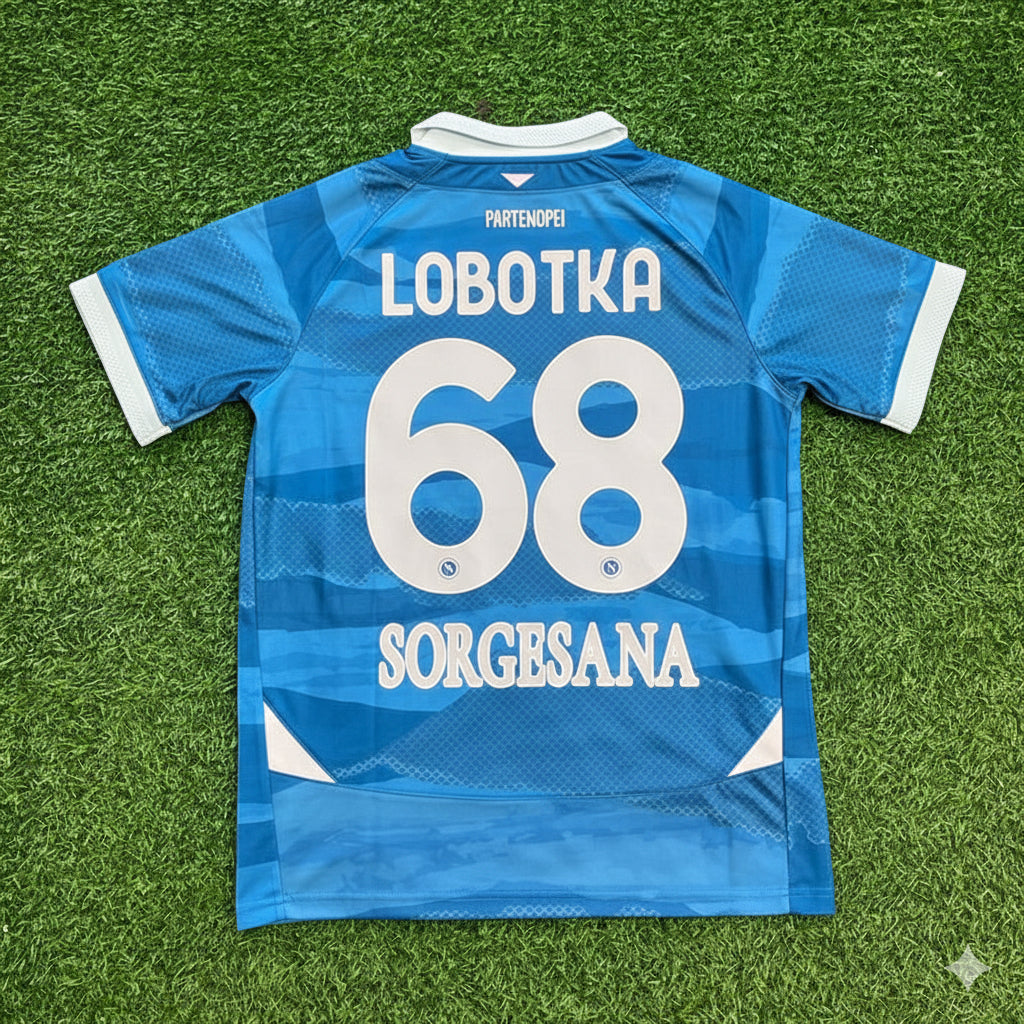 Stanislav Lobotka Napoli New Season Jersey Trikot Maillot Soccer Shirt