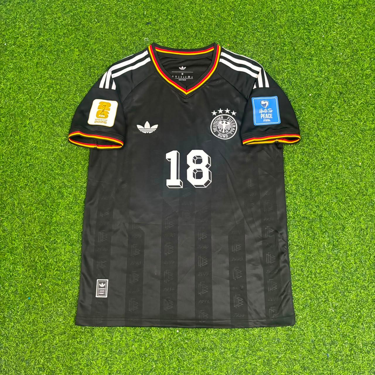 Nathaniel Brown #18 Germany 2026 World Cup Black Jersey Trikot Maillot