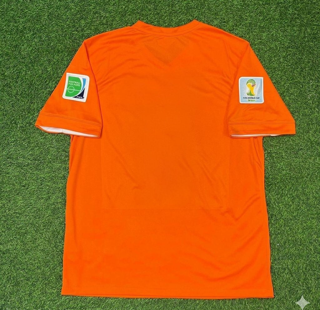Netherlands 2014 World Cup Home Football Jersey