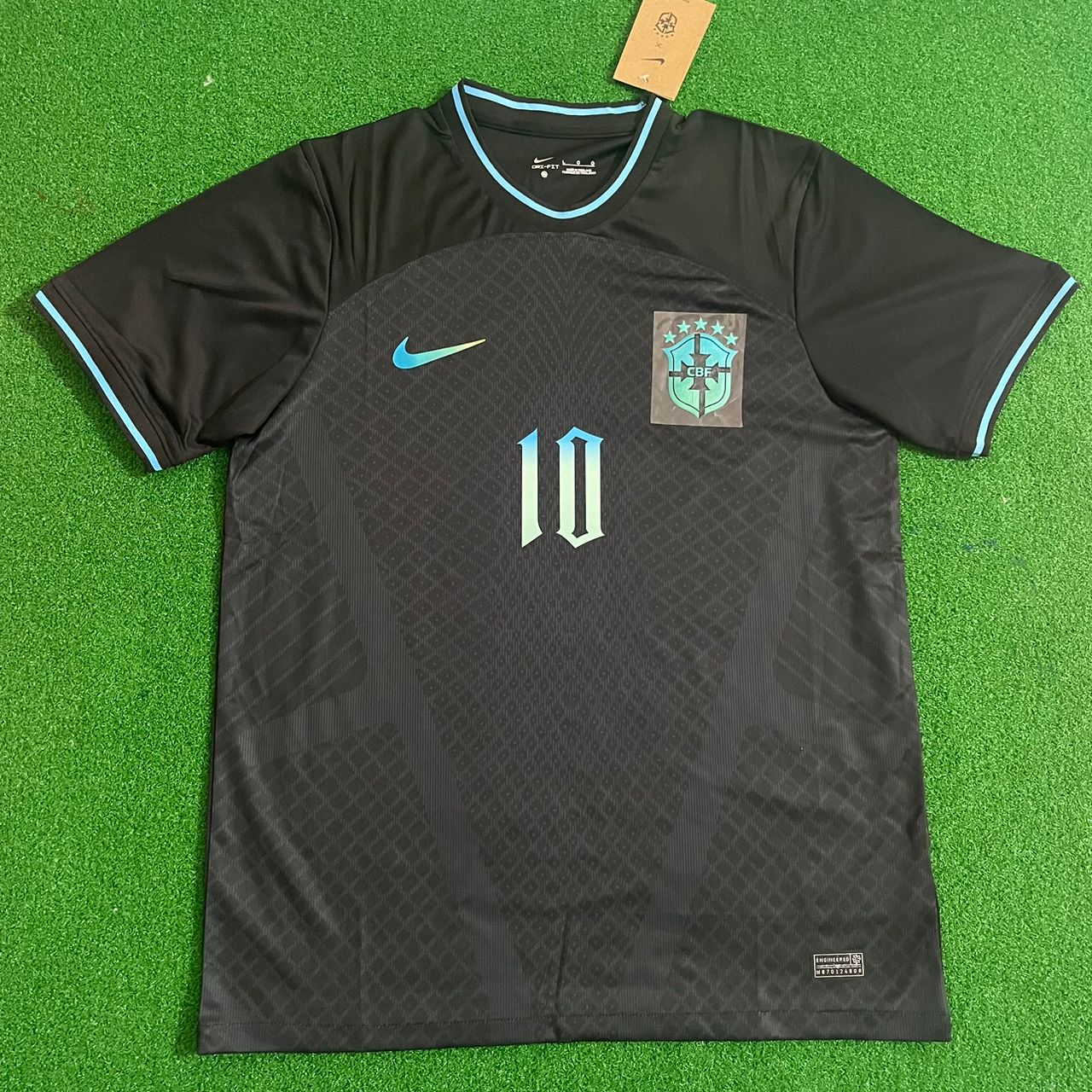 Neymar Jr Brazil Retro Football Jersey Trikot Maglia Soccer Shirt