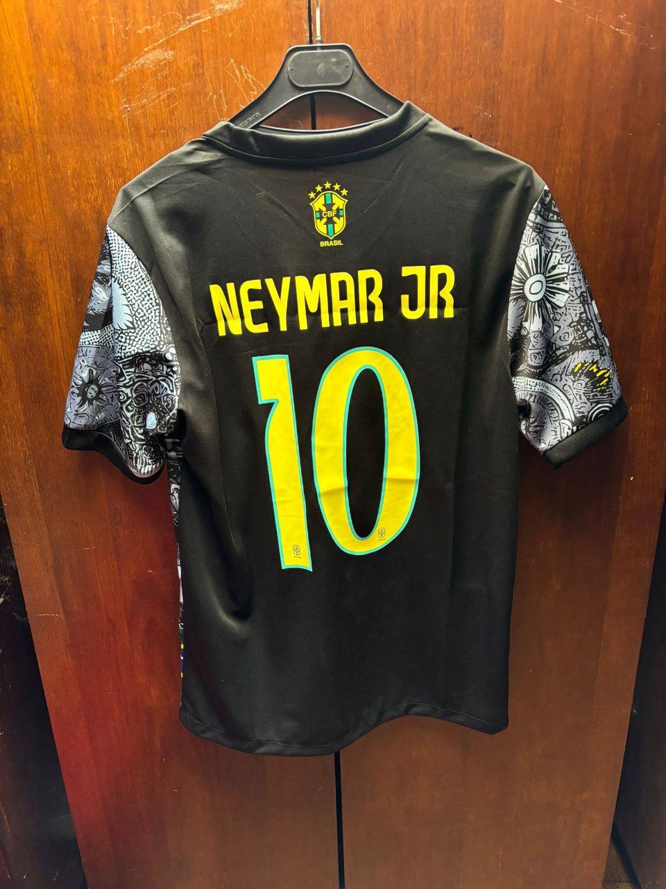 Neymar Jr Brazil Iconic Retro Football Jersey Trikot Maglia Jersey neymar-jr-brazil-iconic-retro-football-jersey-trikot-maglia-jersey