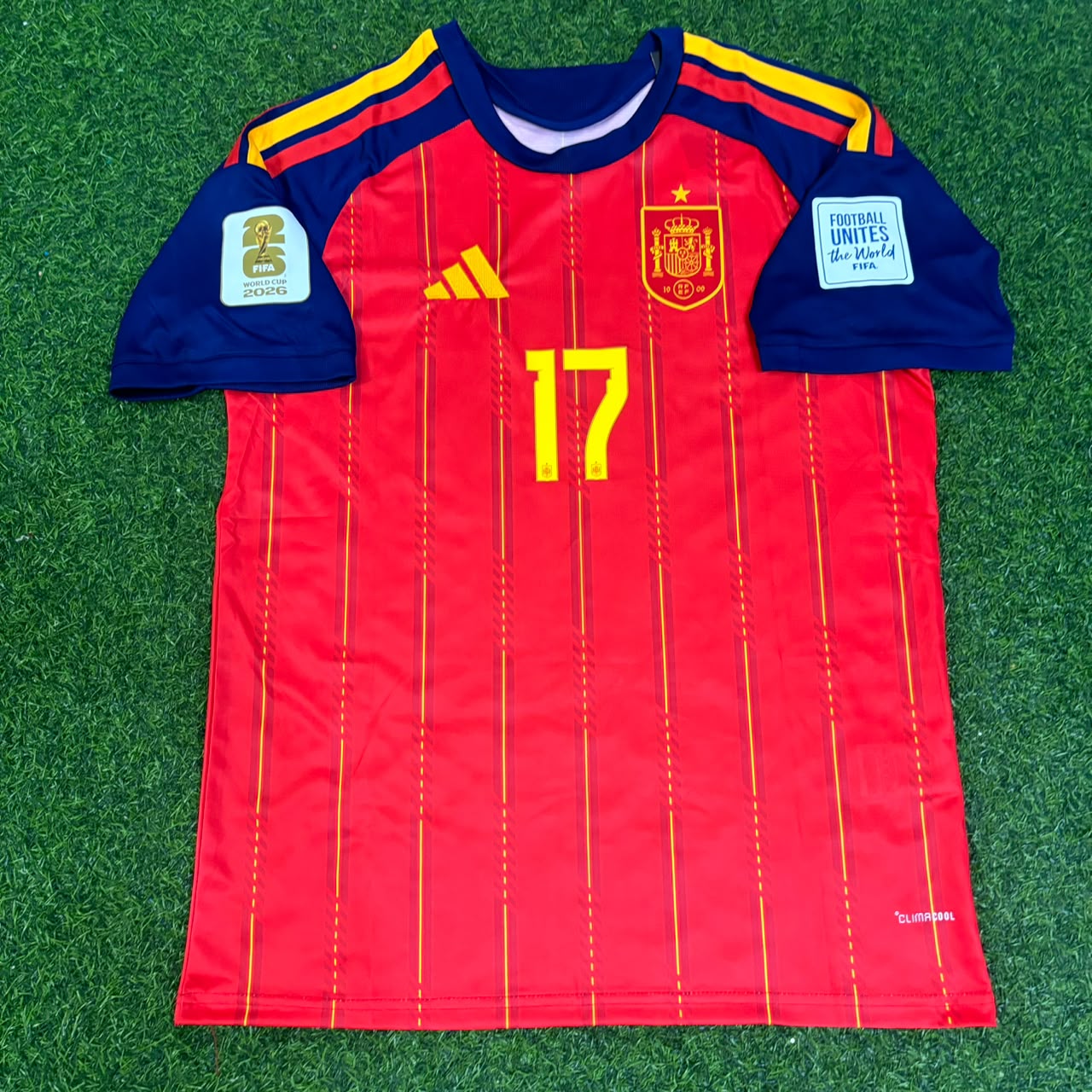 Williams Jr. Spain 2026 World Cup Home Football Jersey
