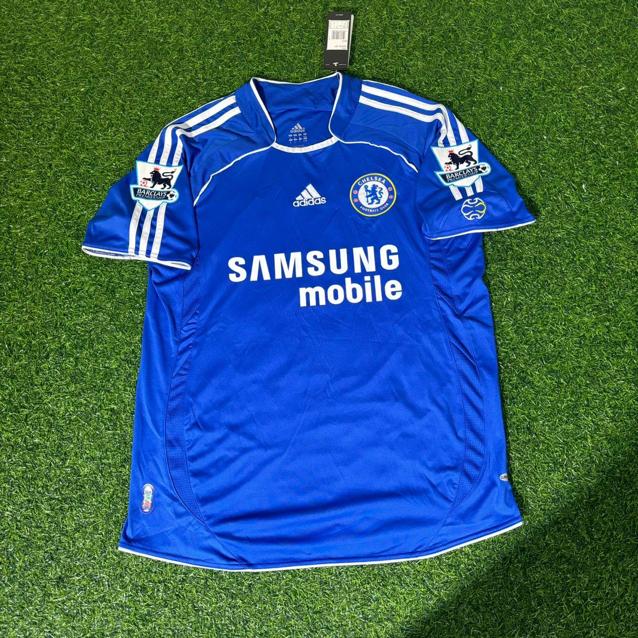 Nicolas Anelka – Chelsea 2006–2008 Season Retro Kit Jersey – | Trikot | Maillot Soccer Shirt