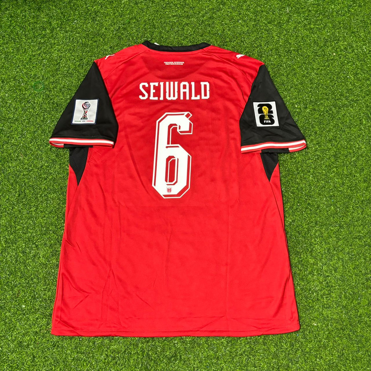Nicolas Seiwald 6 – Österreich 2026 WM-Trikot Trikot Maillot