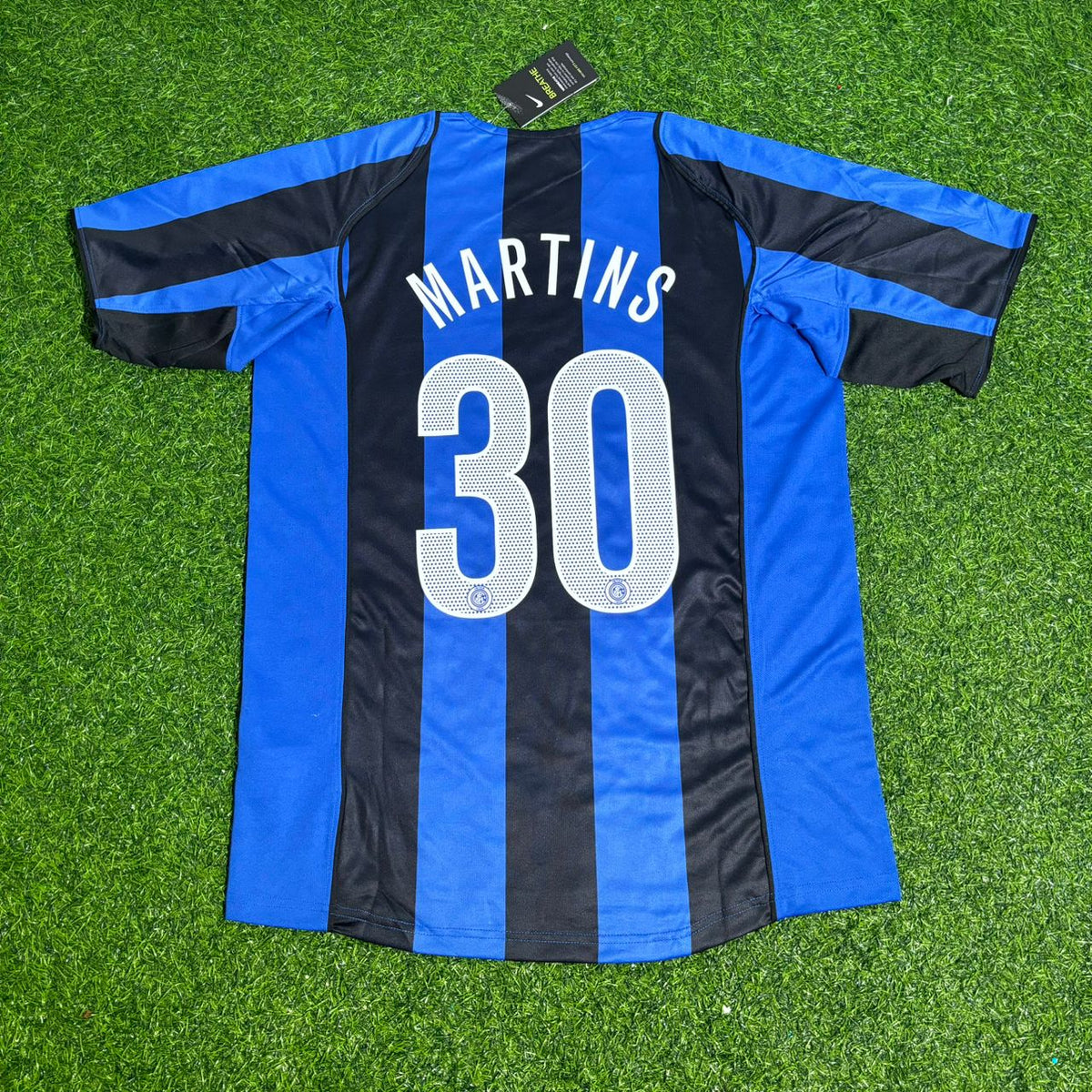 Obafemi Martins Inter Milan 2004/2005 Retro Football Jersey Kit