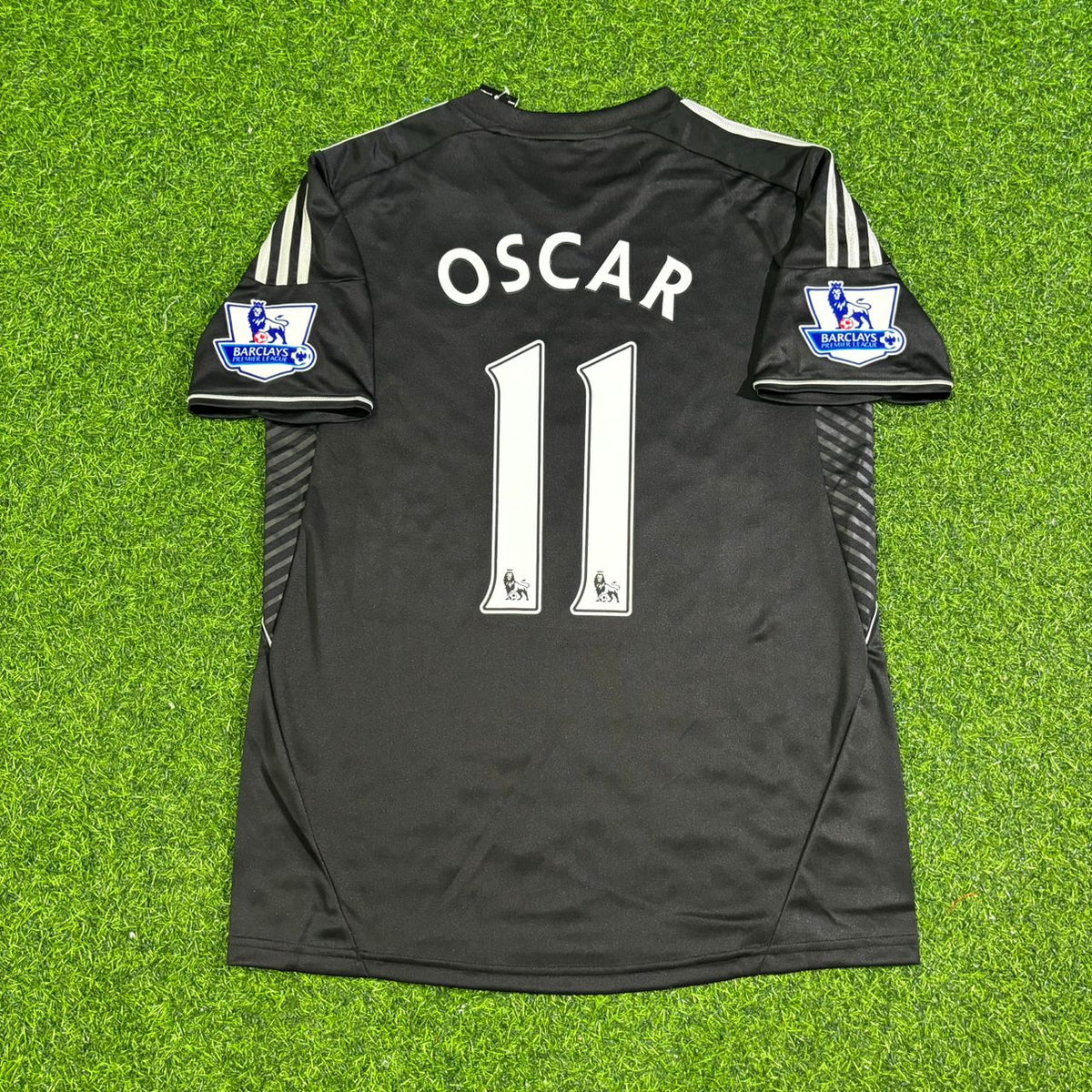 Oscar Chelsea 2013-14 Black Retro Football Jersey Kit