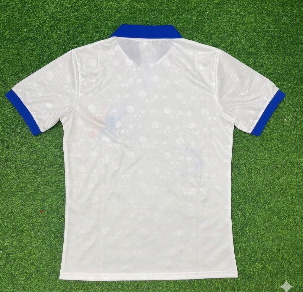 Italy 1994 World Cup White Retro Football Jersey
