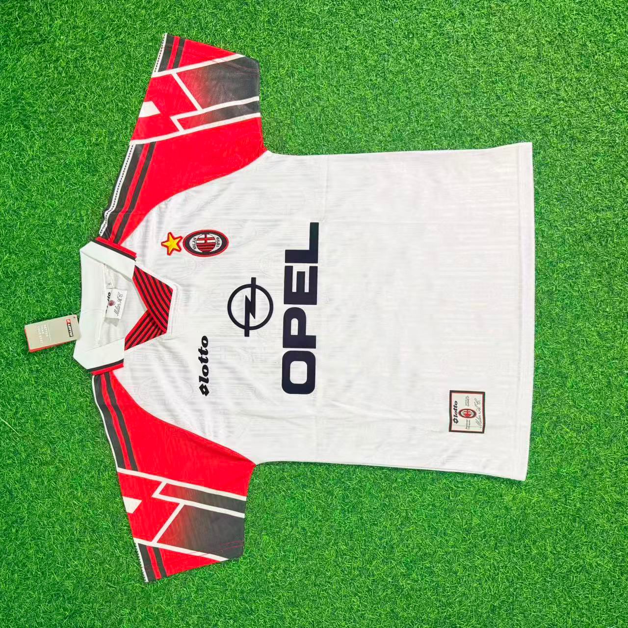 Paolo Maldini #3 AC Milan 1997 Away Retro Football Jersey