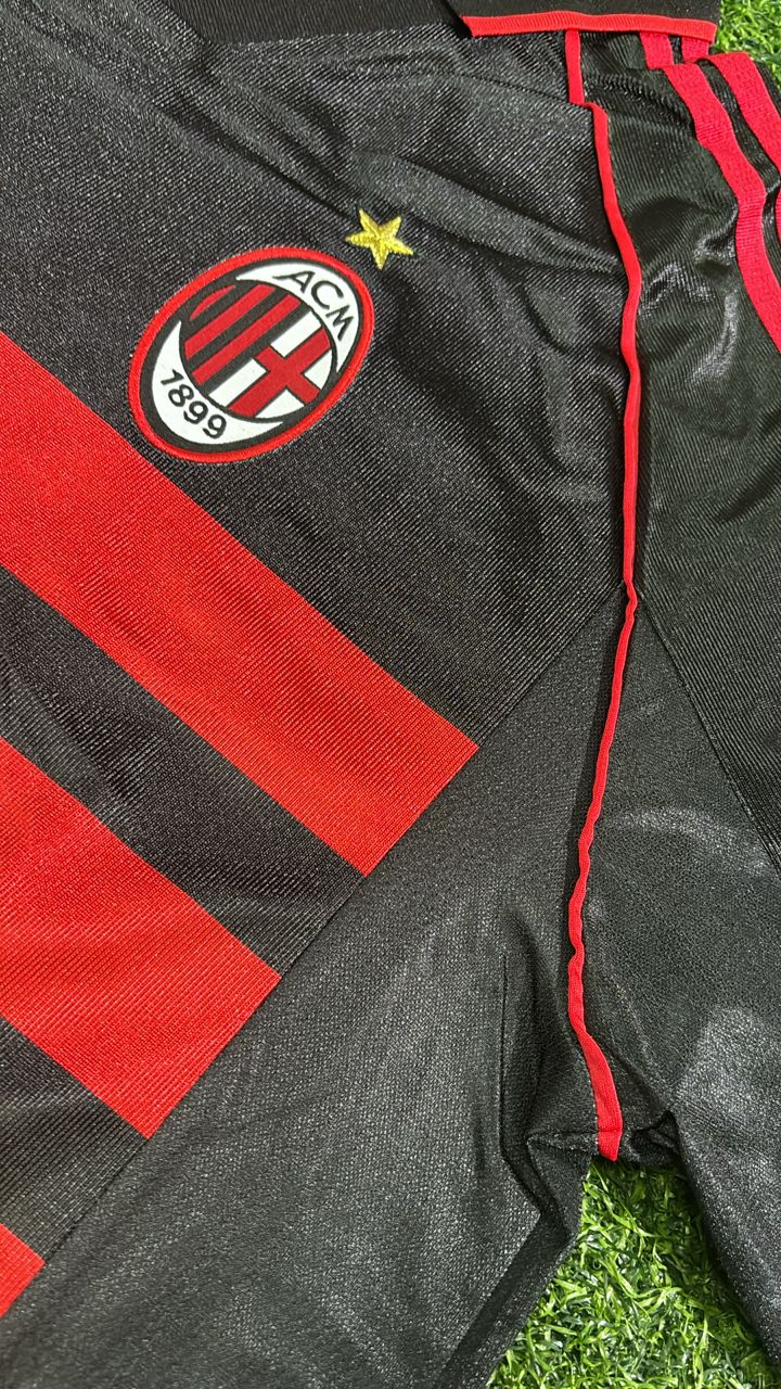 Paolo Maldini AC Milan 1998-1999 Black Retro Football Jersey