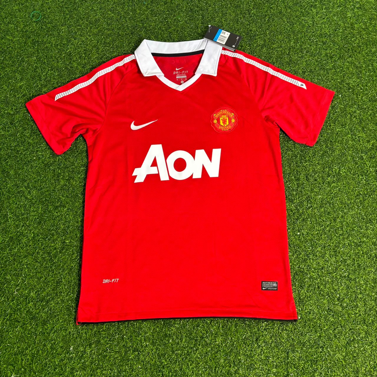 Park-Ji Sung Manchester United 2010/2011 Retro Home Football Jersey