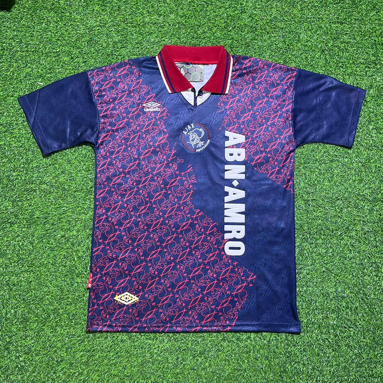 Patrick Kluivert #15 Ajax 1994 1995 Away Retro Football Jersey