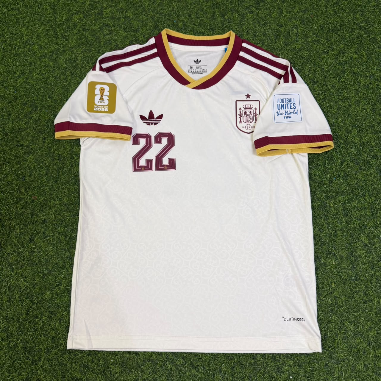 Pau Cubarsi Spain 2026 World Cup Kids Football Jersey