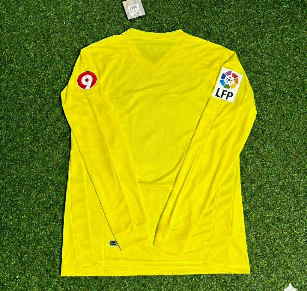Villarreal CF 2008/2009 Long Sleeve Retro Football Jersey