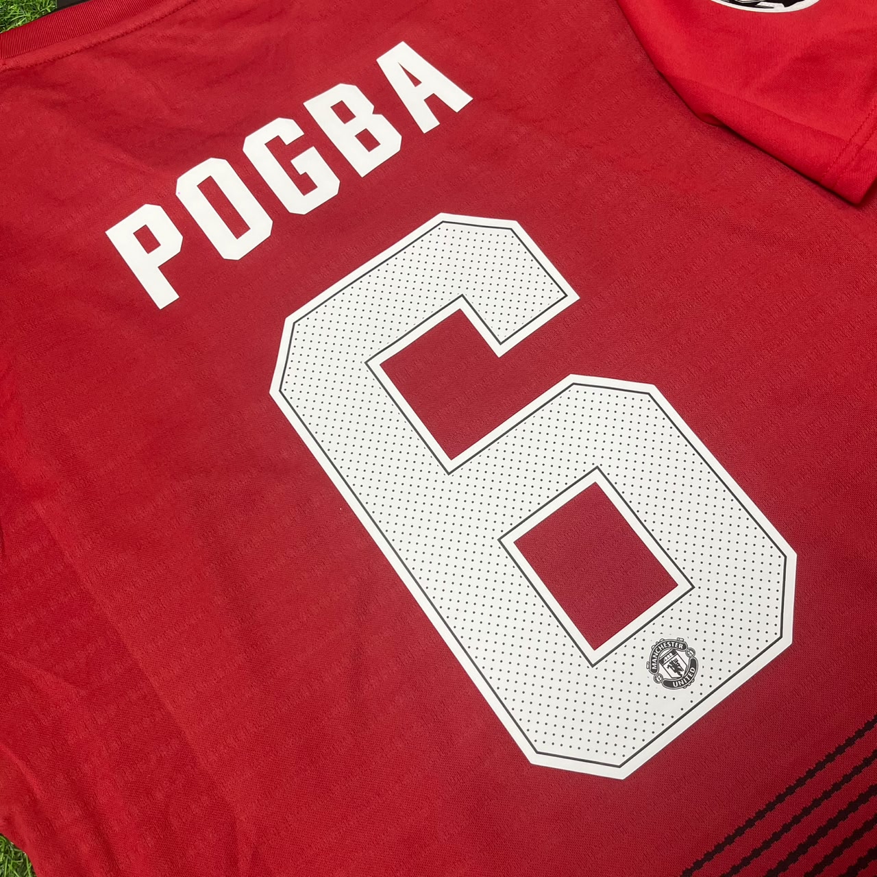 Paul Pogba 6 Manchester United 2018 2019 Retro Football Jersey