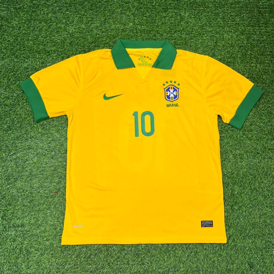 Pele Brazil Retro Football Jersey Kit
