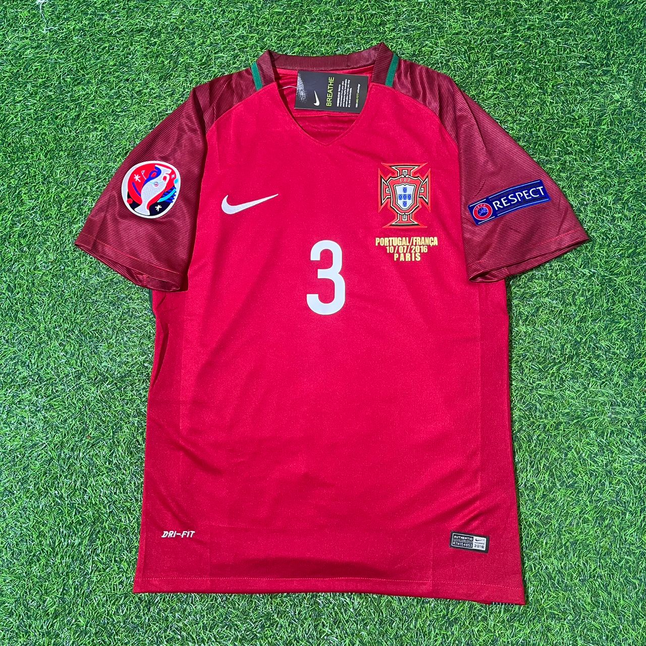 Pepe Portugal EURO 2016 Final Retro Jersey Trikot Maglia