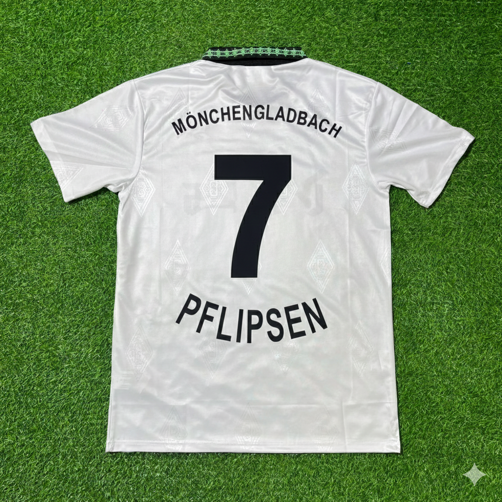 Karlheinz Pflipsen Borussia Mönchengladbach 1995/96 retro voetbalshirt