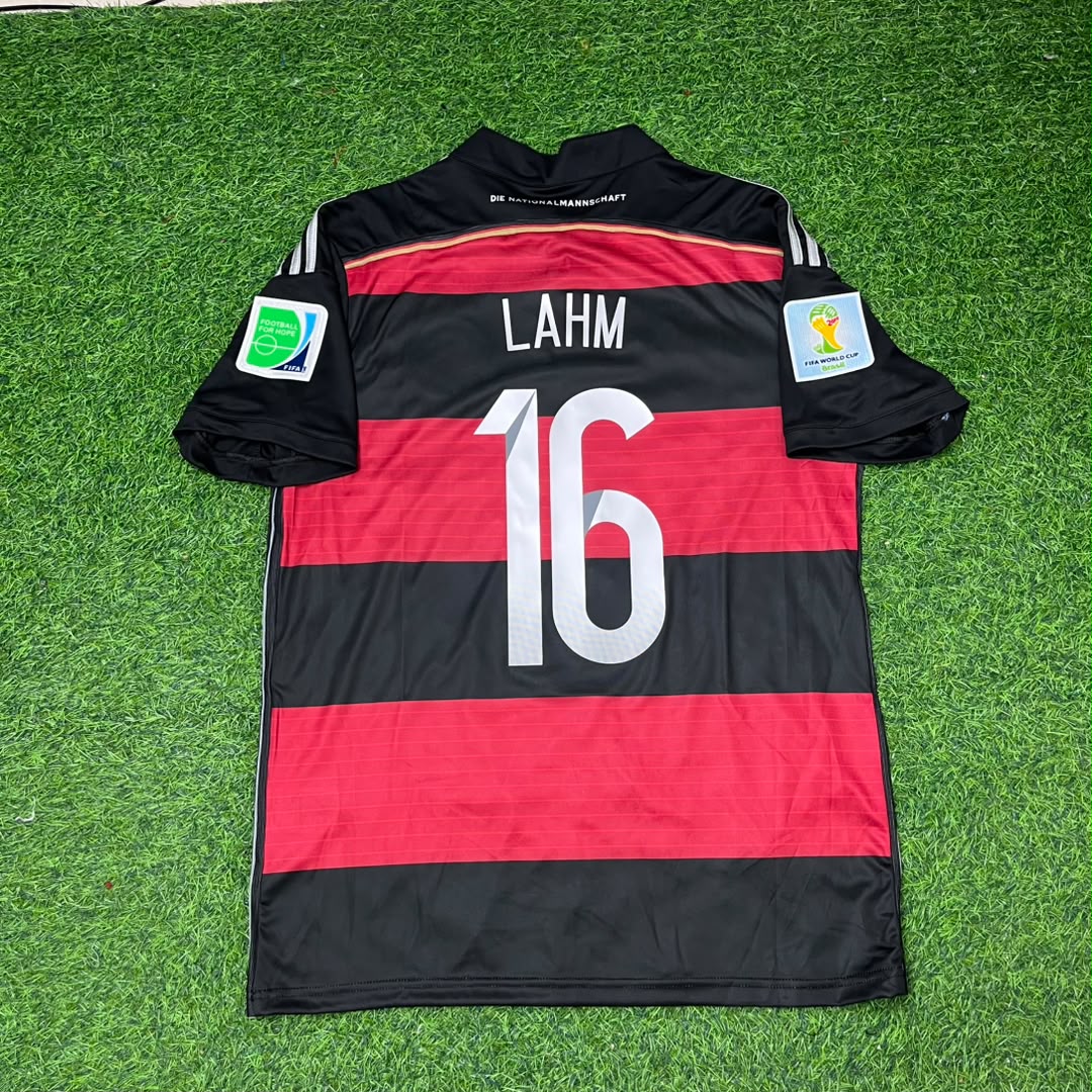 ドイツ代表　LAHM ユニホーム　タグ付き未使用品　2014ブラジル大会 philipp-lahm-germany-