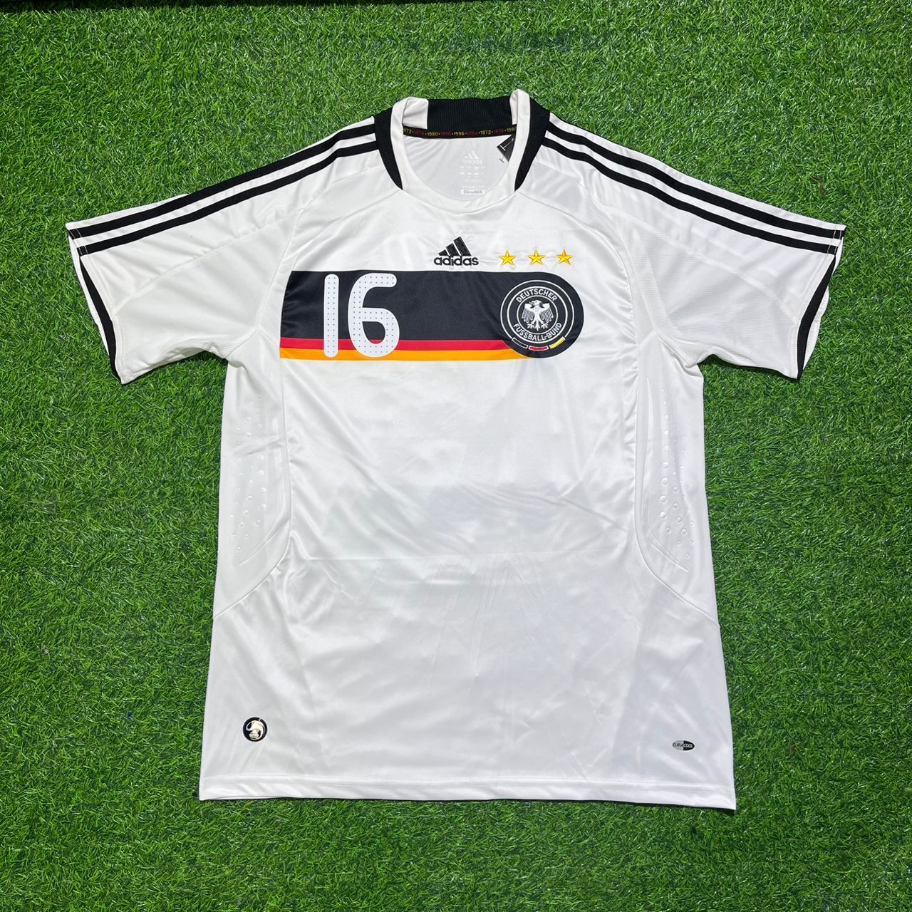 Philipp Lahm Germany EURO 2008 Retro Football Jersey Kit