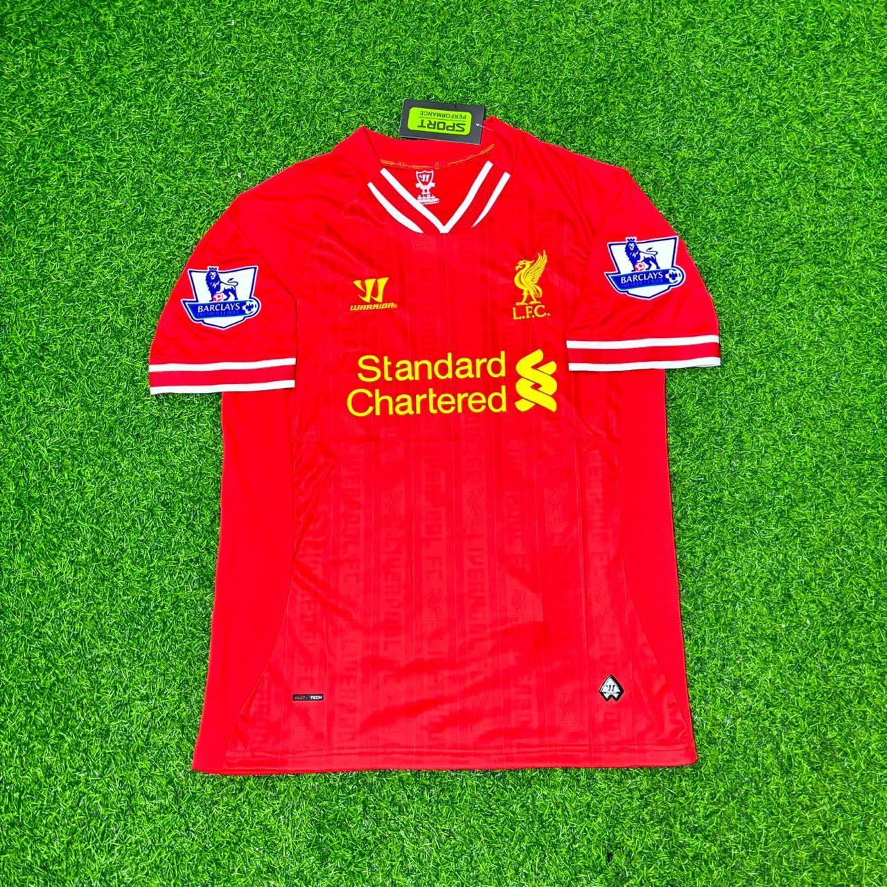Philippe Coutinho Liverpool 2013/2014 Season Red Retro Football Jersey