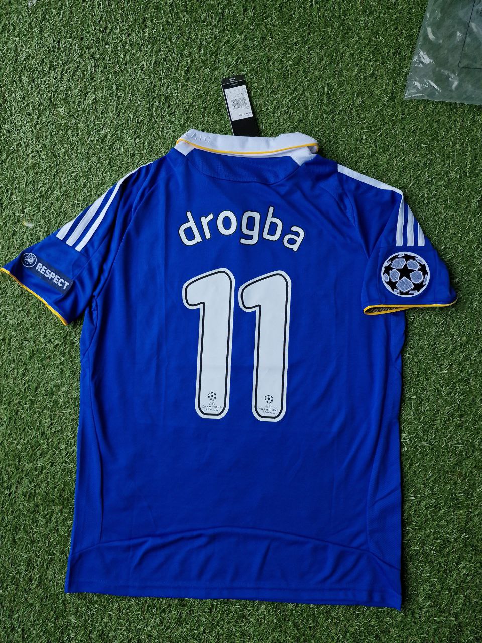 Didier Drogba 11 Chelsea 2008 Champhions League Final Jersey Trikot
